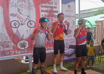 Atlet Sepeda Sumbang Dua Medali di Porprov ke XI Sulut