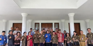 Tatong Bara Terima Kunjungan Kerja BKSAUA Sulut