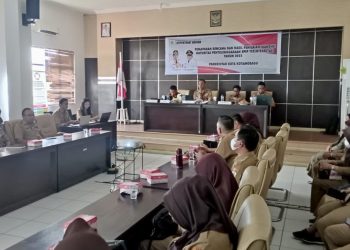 Sekda Kotamobagu Pimpin Rapat Rencana dan Hasil Penilaian Mandiri Maturitas SPIP