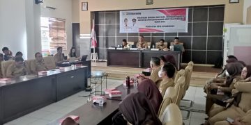 Sekda Kotamobagu Pimpin Rapat Rencana dan Hasil Penilaian Mandiri Maturitas SPIP