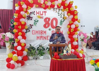 Bupati Bolmong Hadiri Perayaan HUT Jemaat GMIBM Sion Manembo ke-80 Tahun
