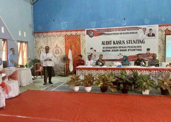 Limi Mokodompit Buka Raker Audit Stunting Serta Pengukuhan BAAS