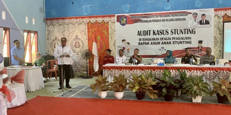 Limi Mokodompit Buka Raker Audit Stunting Serta Pengukuhan BAAS