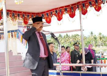 Dipimpin Bupati, Pemkab Bolmong Peringati Hari Pahlawan dan Pelarungan Bunga