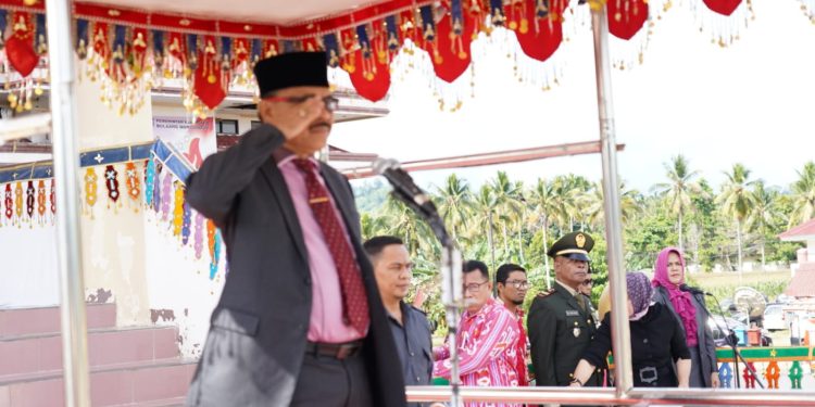 Dipimpin Bupati, Pemkab Bolmong Peringati Hari Pahlawan dan Pelarungan Bunga