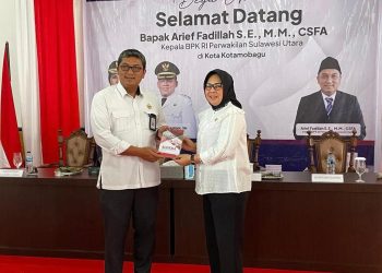 Tatong Bara Terima Kunjungan Kepala BPK Perwakilan Sulut