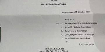 Pemerintah Kotamobagu Terbitkan Edaran Gerakan Menanam Cepat Panen dan Pemanfaatan Lahan Pekarangan