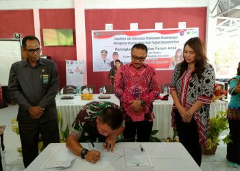 Bupati Limi Mokodompit Hadiri Deklarasi Pencegahan Pernikahan Usia Dini