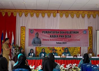 Keliling 15 Kecamatan, Ketua TP PKK Bolmong Gelar Pemantapan dan Pelatihan Kader