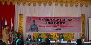 Keliling 15 Kecamatan, Ketua TP PKK Bolmong Gelar Pemantapan dan Pelatihan Kader