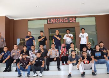 Polres Bolsel Gelar Coffee Morning Bersama Wartawan 