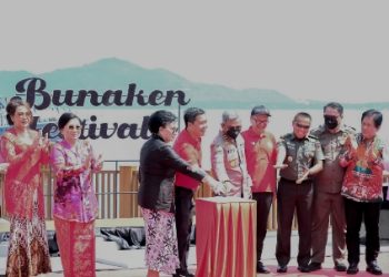 Ratusan Personel Polda Sulut BKO Polresta Manado Kawal Festival Bunaken 2022