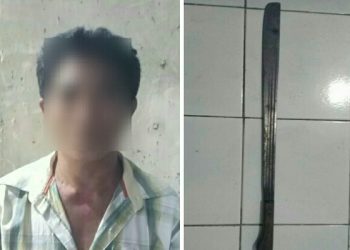 Diduga Lakukan Pengancaman Terhadap IRT, Pria ini Diamankan Polsek Matuari