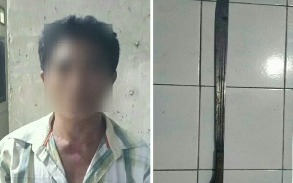 Diduga Lakukan Pengancaman Terhadap IRT, Pria ini Diamankan Polsek Matuari