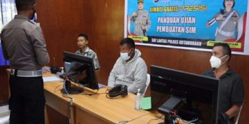 Puluhan Warga yang Belum Lulus Ujian Penerbitan SIM, Dapat Bimbel Gratis dari Satlantas Polres Kotamobagu
