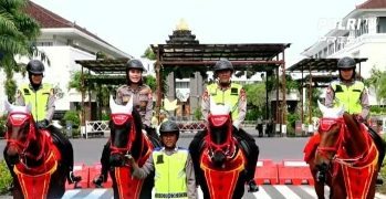 Pengamanan KTT G20, Polri Terjunkan Patroli Berkuda