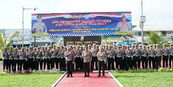 Polda Sulut Gelar Apel Penyambutan Personel Purna Tugas Pengamanan KTT G20 BKO Polda Bali