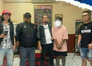 Tim ROTR Polresta Manado Amankan Seorang Warga Tuminting Bawa Pedang Samurai