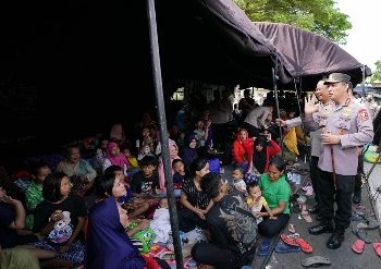 Kapolri Serap Aspirasi Masyarakat Korban Gempa Bumi Cianjur