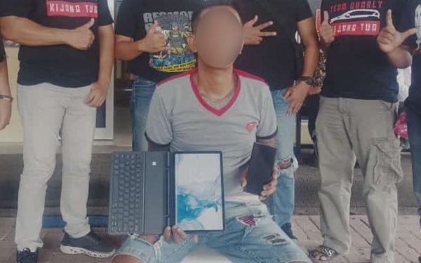 Tim Resmob Polresta Manado Amankan Terduga Pelaku Pencurian di Jalan Pumorow Banjer