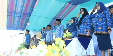 Sekda Boltim Pimpin Upacara Peringatan HUT Korpri ke 51