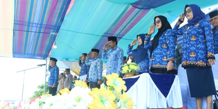 Sekda Boltim Pimpin Upacara Peringatan HUT Korpri ke 51