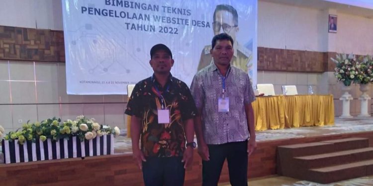 Ikuti Bimtek Pengelolaan Website Desa, Ini Harapan Sangadi Dodap Mikasa