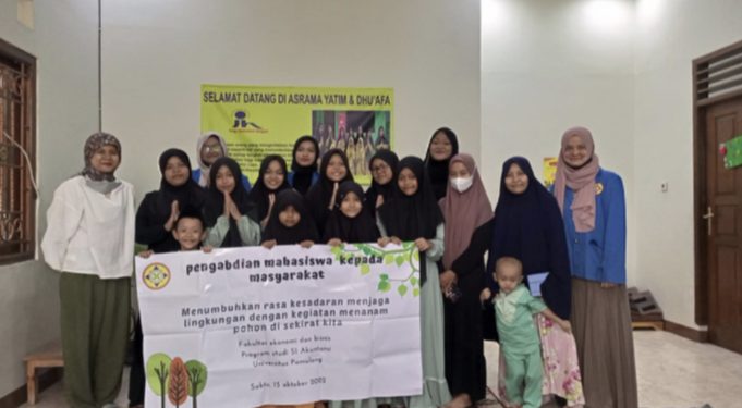 Sosialisasi Mahasiswa Unpam dengan Kegiatan PMKM di Yayasan Ishlahul Hayat Pamulang