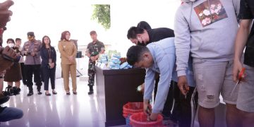 Wali Kota Tatong Bara Hadiri Pemusnahan Obat yang Disita BPOM Manado
