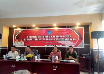 Nasli Paputungan Buka Sosialisasi Pemberian Bantuan Hukum Bagi Masyarakat Miskin