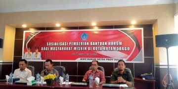 Nasli Paputungan Buka Sosialisasi Pemberian Bantuan Hukum Bagi Masyarakat Miskin