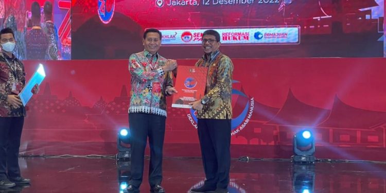 Kotamobagu Kembali Diganjar Penghargaan Kota Peduli HAM 2021