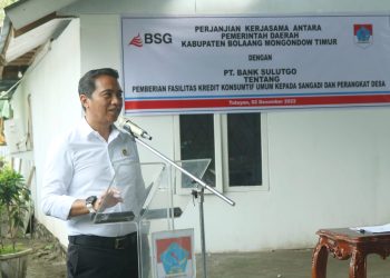 Pemkab Boltim dan Bank Sulutgo Tandatangani Perjanjian Kerja Sama