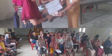 Penghujung Tahun, Pemdes Biontong Induk Serahkan BLT DD Bulan Desember 2022