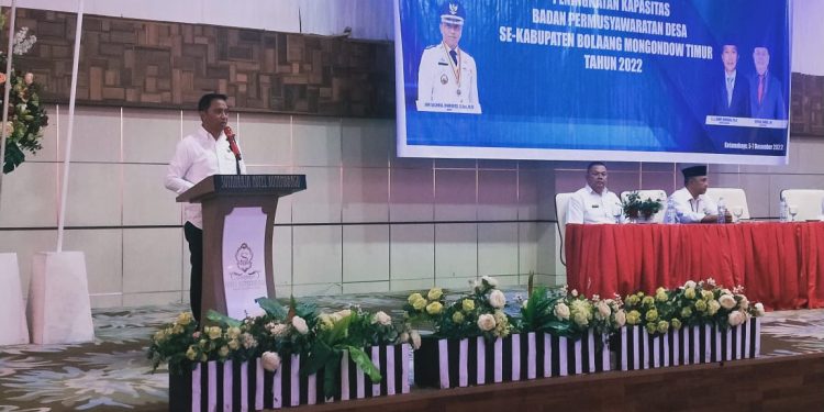 Hadiri Bimtek BPD, Bupati Sachrul Minta Anggota BPD di Boltim Lebih Proaktif