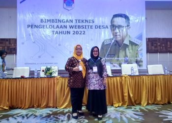 Sangadi Buyandi Ikut Bimtek Pengelolaan Website Desa 2022