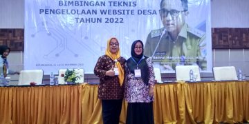 Sangadi Buyandi Ikut Bimtek Pengelolaan Website Desa 2022