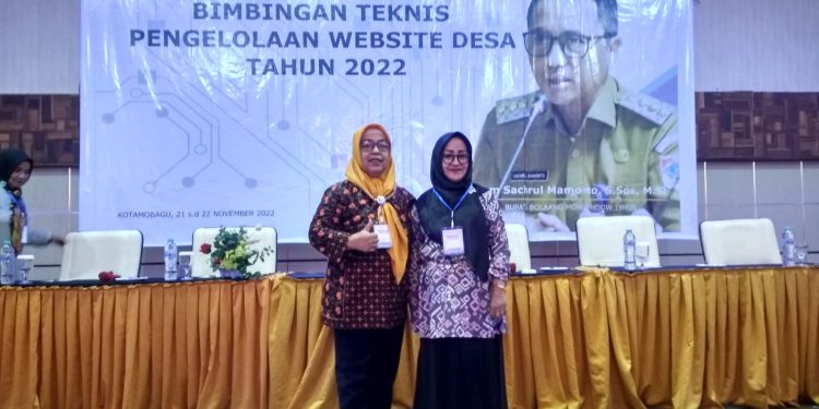 Sangadi Buyandi Ikut Bimtek Pengelolaan Website Desa 2022