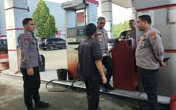 Kapolda Sulut Sidak Sejumlah SPBU di Kota Manado