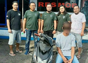 Diduga Lakukan Curanmor di Kotamobagu, Pria Asal Lolak ini Diamankan Polisi