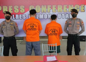 2 Warga Bolangitang Barat Ditangkap Polisi, Diduga Edarkan Ratusan Butir Obat Keras