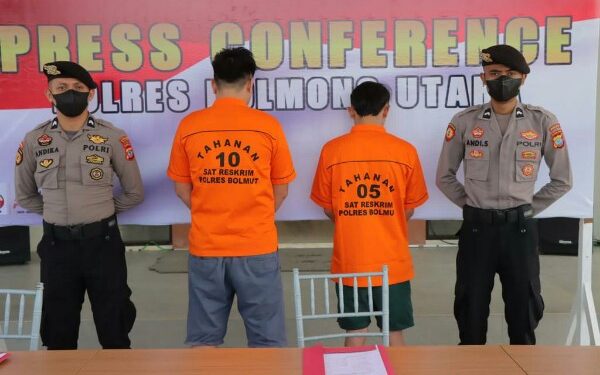 2 Warga Bolangitang Barat Ditangkap Polisi, Diduga Edarkan Ratusan Butir Obat Keras