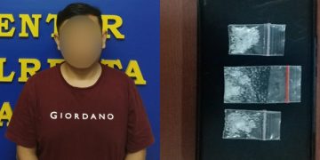 Satresnarkoba Polresta Manado Amankan Terduga Pemilik Sabu di Wenang