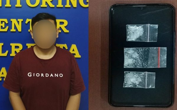 Satresnarkoba Polresta Manado Amankan Terduga Pemilik Sabu di Wenang