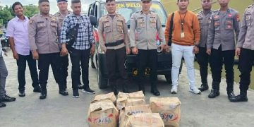 Ops Pekat 2022, Polisi Amankan Ratusan Liter Captikus di Pelabuhan Melonguane