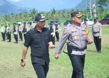 Menjelang Nataru, Bupati Sachrul Pimpin Apel Pasukan Operasi Lilin Samrat 2022