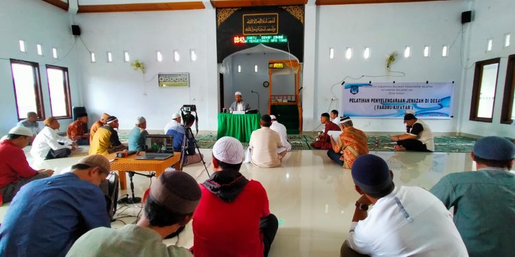 Tingkatkan Pengetahuan Agama, Pemdes Soguo Gelar Pelatihan Fardhu Kifayah