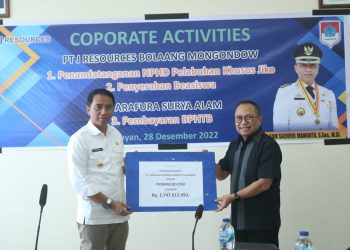 Pelabuhan untuk Boltim dari JRBM