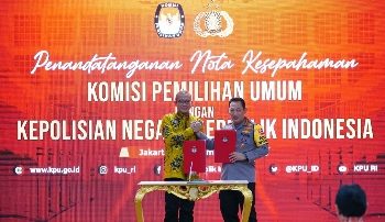 MoU dengan KPU, Kapolri: Jaga Persatuan Kesatuan di Pemilu 2024 Syarat Mutlak