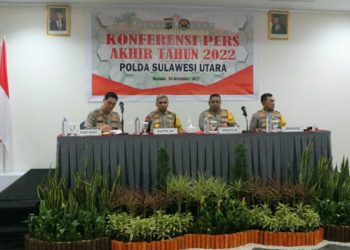 Kapolda Sulut Paparkan Situasi Kamtibmas di Sulawesi Utara Selama Tahun 2022